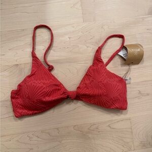 BRAND NEW Rust/Red Bikini Top